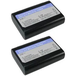 Trade-Shop 2x Akku passend für Leica BLI312 BM8 M8 M8.2 M9 14464 M9P M9P M9P ME Kamera-Akku Li-Ion 1800 mAh (3,7 V)