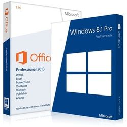 Windows 8.1 Pro + Office 2013 Professional + Lizenznummer