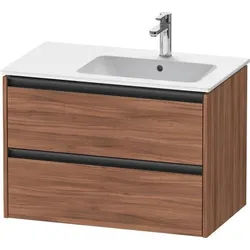 Duravit Ketho.2 Waschtischunterbau wandhängend Nussbaum Matt 810x480x549 mm - K25268079790000 K25268079790000