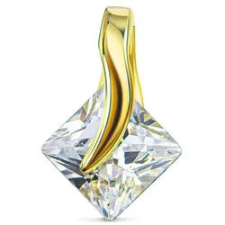 JEVELION Kristallanhänger Zikonia Anhänger 585 Gold (Goldanhänger, für Damen), Goldschmuck