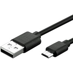 Micro-USB Schnellladekabel 1 Meter schwarz, micro-USB Sync- & Ladekabel