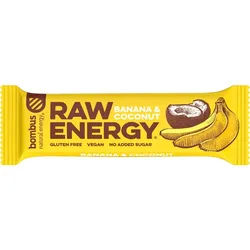 Bombus Raw Energy Fruchtriegel Geschmack Banana & Coconut 50 g