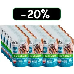 Frendi-Stücke in delikater Sauce mit Kaninchen 40x100g