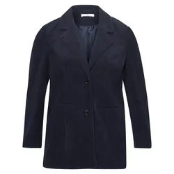 Le blazer en velours côtelé Emilia Lay bleu