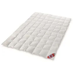 Canada Daunenbettdecke Sonderverkauf Polaris Premium Sommerdecke Gänsedaune, Füllung: Gänsedaune, hergestellt in Deutschland, Lieferung direkt vom Bettenfachgeschäft weiß 155 cm x 220 cm