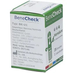 BeneCheck Harnsäure-Teststreifen Teststreifen 1x25 St