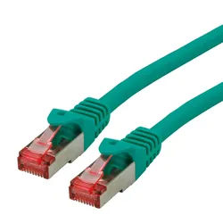 ROLINE Patchkabel Cat.6 S/FTP (PiMF), Component Level, LSOH, grün, 1,5 m