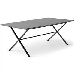 Hammel Furniture Esstisch Meza Designtisch mit Auszugsfunktion und 2 Einlegeplatten grau 165 cm x 74 cm x 90 cm