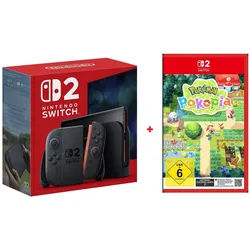 Nintendo Switch 2 Switch 2 Konsole + Pokemon: Pokopia Bundle Set (Bundle), Strategie-RPG, Bluetooth, USB-C schwarz