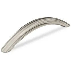 SO-TECH® Möbelgriff Bogengriff DIVIN, Lochabstand 128 mm, Griff Schrankgriff Schubladengriff - incl. Schrauben silberfarben