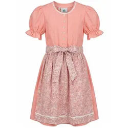Isar-Trachten Dirndl Kinderdirndl 63125 mit Ärmchen rosa rosa 128
