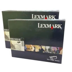 Lexmark X651DE Corp Toner Black 25K 2 Pack