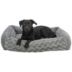TRIXIE Tierbett Vital Bett Loki grau für Hunde grau 50 cm x 65 cm