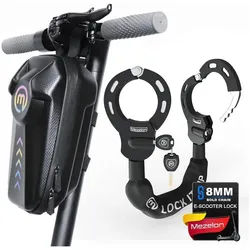 LuxusKollektion Kettenschloss E Scooter Schloss mit 8mm Kette und Aufbewahrungstasche