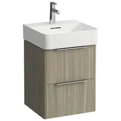 LAUFEN Base für VAL Waschtischunterschrank H4021321102621, 43,5x53x39cm, 2 Auszüge, Ulme hell