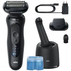 Braun Series 5 52-N7200cc Elektrorasierer mit Reinigungs- und Ladestation SmartCare Black 1 St.