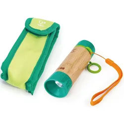 Hape Taschenlampe Natur Fun, Hand-Taschenlampe, für Kinder grün