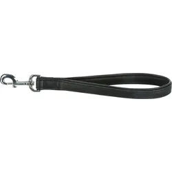 TRIXIE Active Comfort Kurzführer, Leder, M–L: 35 cm / 25 mm, schwarz