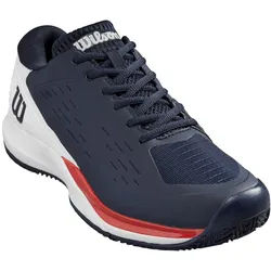 Wilson Tennisschuhe Rush Pro Ace Clay/Sandplatz (2E/weit) 2024 navyblau/weiss Herren