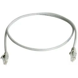 Telegärtner Telegärtner 100008508 RJ45 Patchkabel CAT 6 3.0 m Grau Flammwidrig, m Netzkabel, (300.00 cm) grau