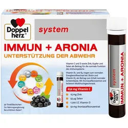 DOPPELHERZ Immun+Aronia system Ampullen 30 St