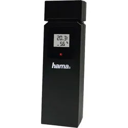 Hama Sensor Außensensor "TS36E" für Wetterstation schwarz