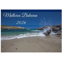 raxxa Wandkalender Traumhafte Balearen Insel 2026 - quer