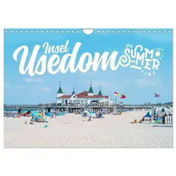 CALVENDO Wandkalender Insel Usedom - It's Summer Time (Wandkalender 2026 DIN A4 quer),...