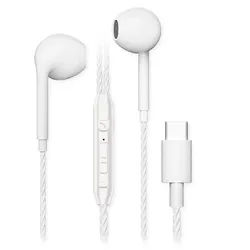 C12-LR weiß, In-Ear Stereo- Headset, USB Typ-C