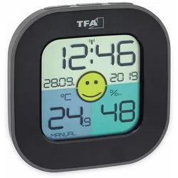 TFA Digitales Thermo-Hygrometer Fun, 30.5050.01, schwarz