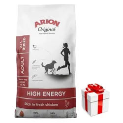 ARION Original High Energy Active All Breeds 12kg + Überraschung für den Hund