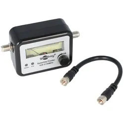 Satelliten Finder das Messgerät mit Ton inkl. F-Anschlusskabel