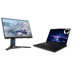 Lenovo Legion Pro 7i Gen 10 16-U9-5080-64-2TB + Monitor R24e Intel® Core Ultra 9 275HX Prozessor E-Kerne bis zu 4,60 GHz P-Kerne bis zu 5,40 GHz, Windows 11 Home 64, 2 TB SSD M.2 2280 PCIe Gen5 Performance TLC, 16 Inch, Eclipse Black