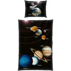 Kinderbettwäsche , Schwarz , Textil , 140x200 cm , Oeko-Tex® Standard 100 , atmungsaktiv , Heimtextilien, Bettwäsche & Leintücher, Kinderbettwäsche