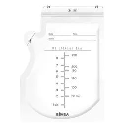 Beaba Aufbewahrungsbeutel , Transparent , Kunststoff , 6x13x12 cm , Füttern, Stillen, Milchpumpen & Stillzubehör