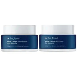 Dr. Eve_Ryouth Feuchtigkeitspflege-Set mit Meereskollagen für Tag und Nacht 100 ml Unisex