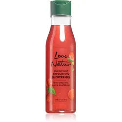 Oriflame Love Nature Organic Mint & Raspberry Peeling-Duschgel 250 ml