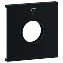 GROHE Metallplatte Grohtherm Aqua Tiles 107175, Symbol: Kopfbrause 7 phantom black, 107175KF00 107175KF00
