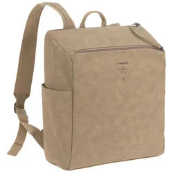 Lässig Wickelrucksack , Beige , Textil , Uni , 14x35x31 cm , Baby on Tour, Kinderwagen, Wickeltaschen & Wickelrucksäcke