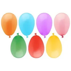Papstar 1000 Luftballons farbig sortiert "Wasserbomben"