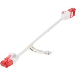 Goobay CAT 6 Slim-Patchkabel, U/UTP, weiß