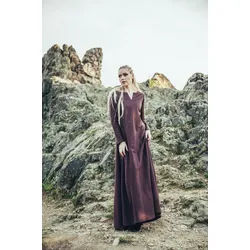 Leonardo Carbone Burgfräulein-Kostüm Unterkleid Dunkelbraun "Lina" braun M | M