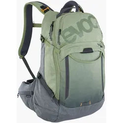 evoc Protector Backpacks Trail Pro 16 S/M Light Olive - Carbon Grey