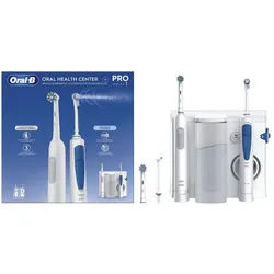 Braun Elektrische Zahnbürste Oral-B OxyJet + Pro 1 Reinigungssystem mit Munddusche und Zahnbürste