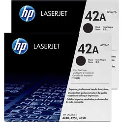 HP 42A Toner Black 2 Pack