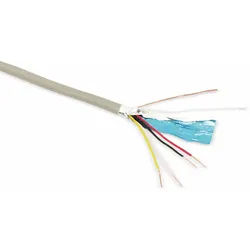 S-IMPULS Telefon-Verlegekabel J-Y(ST)Y, 2x2x0,6 mm2, 50 m, grau