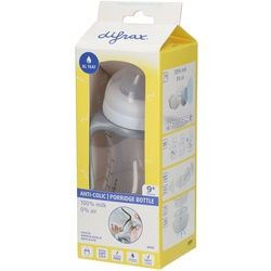 difrax® Babyflasche S Wide XL Anti-Kolik für Brei - Weiß 310 ml