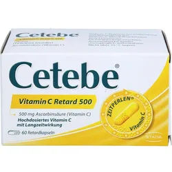 CETEBE Vitamin C Retardkapseln 500 mg 60 St.