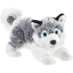 Heunec® Kuscheltier Softissimo, Husky liegend grau