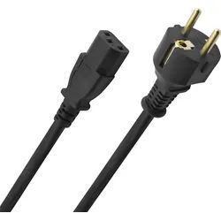 Oehlbach Powercord C13 Netzkabel 1,5 m Schwarz